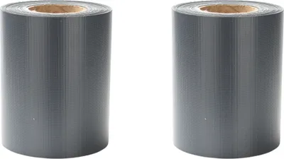 Produktbild von Jayseuw Sichtschutzstreifen PVC Doppelstabmatten Windschutzstreifen 140m Grau