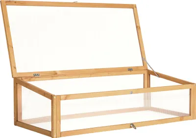 Produktbild von Frühbeet-Aufsatz für Hochbeet 115x53x34cm - braun