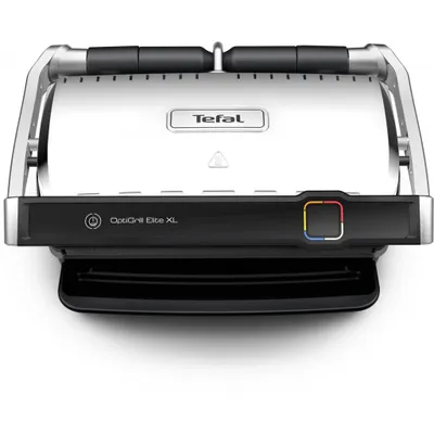 Zdjęcie produktu dla Tefal OptiGrill Elite XL GC760D, Stal nierdzewna, Stal nierdzewna, 800 cm², 40 x 20 mm, Termoplastyczny, 6 os.