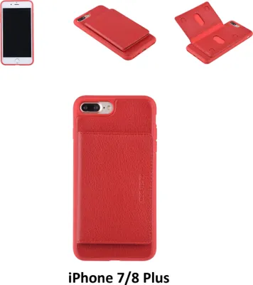 Obrázok produktu pre Zadný kryt pre iPhone 7/8 Plus - červený