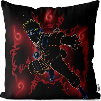 Produktbild von VOID Jinchuriki Kissenbezug Kissenhülle Polyester wasserfest Outdoor ninja fuchs anime manga japan