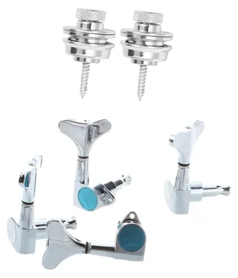 Image de Ensemble de mécaniques pour guitare avec sangles et boucle