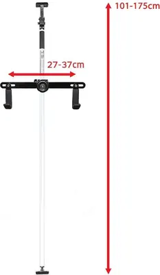 Produktbild von Fahrradständer Fahrradaufhängung 1 Stück 1 Halter inkl. AB175 (weiß)