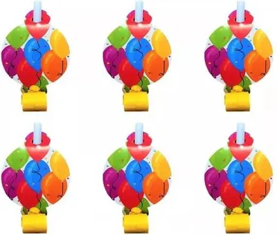 Obrázok produktu pre Gwizdki imprezowe Celebrate 6 sztuk dekoracyjne