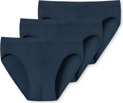 Produktbild von UNCOVER by SCHIESSER Herren Slip, 3er Pack - UNCOVER Baumwolle, Supermini, Single Jersey Dunkelblau M