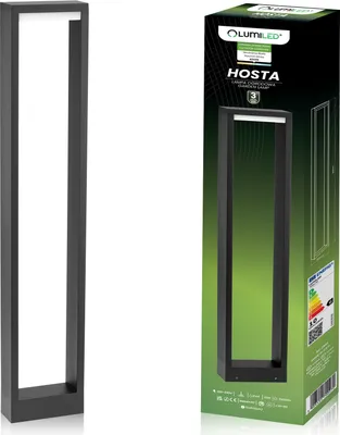 Produktbild von LUMILED Bollard Light Vonkajšia stojaca lampa 80 cm Stojaca lampa Vonkajšie osvetlenie Cestné svetlo LED IP44 Odolné voči striekajúcej vode 4000K Neutrálna biela