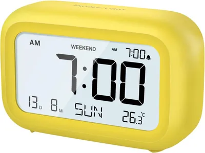 Produktbild von DOOMAY Digitaler Wecker Batteriebetrieben mit LCD Display, Snooze, Wochenendmodus, Lautstärke Einstellbar, Reisewecker für Schlafzimmer