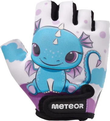 Produktbild von Meteor Kinder Fahrradhandschuhe, Bike Gel BMX Handschuh, Jungen Fahrrad-Handschuhe, Mädchen Radhandschuhe M Dragon