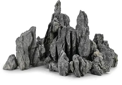 Imagen del producto de Piedras Seiryu para acuarios, 18 kg, piedra natural para aquascaping, tamaño 7,5-30 cm