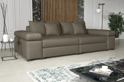 Produktbild von Big Sofa Couchgarnitur Megasofa Riesensofa AREZZO Stoff Now or Never Milchkaffee