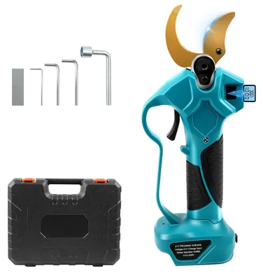 Image de Sécateur électrique - Batterie 18V - Idéal pour arbres et arbres fruitiers - Capacité de coupe de 65 mm