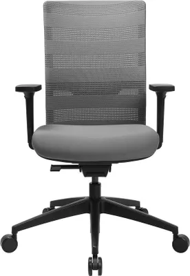 Produktbild von Drehstuhl Sitness Airwork - grau Armlehnen Universalrollen.