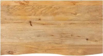 Produktbild von Tischplatte aus Massivholz mit Baumkante 120x60x2,5 cm