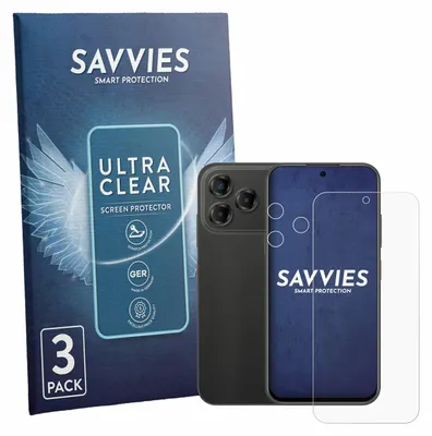 Produktbild von 6x Für ZTE Blade V80 Vita (Display+Kamera) Schutzfolie Savvies Displayschutz Display Schutz Folie Klar Transparent