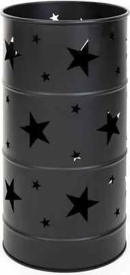 Produktbild von Westmann Stahl Feuerstelle Feuertonne Schwarz 36x36x65 cm