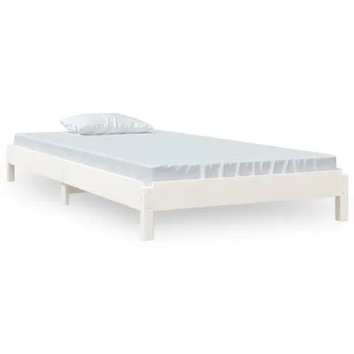 Obrázek produktu pro Stohovatelná postel bílá 90 x 190 cm masivní borovice