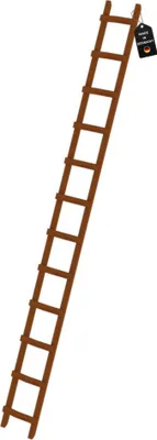 Produktbild von Dachleiter Holz 12 Sprossen