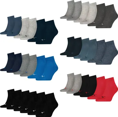 Produktbild von 18 Paar PUMA Uni Quarter Socken