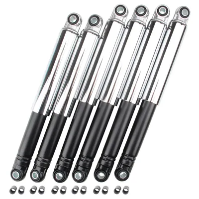 Immagine prodotto di Set di abbassamento ammortizzatori nero/cromo 290 mm + 2x 310 mm per Simson DUO