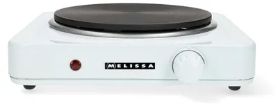 Zdjęcie produktu dla Melissa 16350028 - Płyta elektryczna - 1500 W - Ø 18,5 cm - 6 ustawień ciepła - Antypoślizgowe nóżki - Biały
