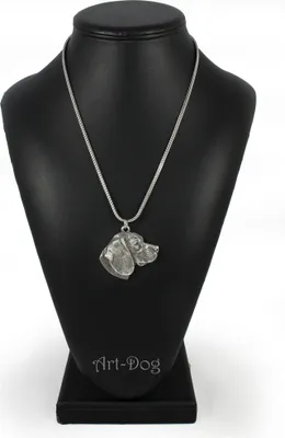 Immagine prodotto di Beagle - collana con cane, ciondolo a forma di cane su catena d'argento, gioielli unici del marchio Art-Dog