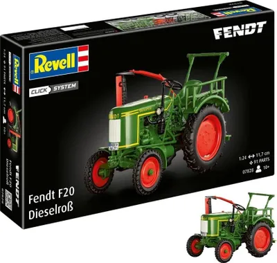 Produktbild von Revell Cars-Trucks-Bikes - Fendt F20 Dieselroß Traktor Click System
