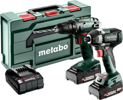 Produktbild von Metabo COMBO SET 2.8.1, 3/8", 1600 RPM, 24 Nm, 81 dB, 70 dB, 3 dB