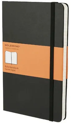 Image de MOLESKINE 701122 Notizbuch A5 liniert schw. HC