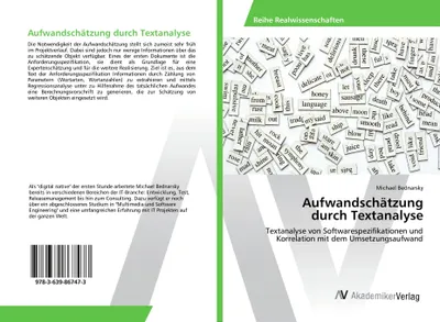 Produktbild von Aufwandschätzung durch Textanalyse
