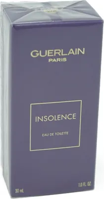 Zdjęcie produktu dla Guerlain Insolence, Kobiety, 30 ml, Butelka jednorazowa, Irys, Kwiat pomarańczy, Fioletowy, Spray, Alcohol, parfum (fragrance), aqua (water), alpha-isomethyl ionone, ethylhexyl methoxycinnamate,...