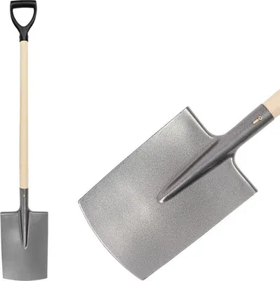 Obrázok produktu pre Rýľ S592.WH rovný, KomaXit, drevená rukoväť s PH násadou
