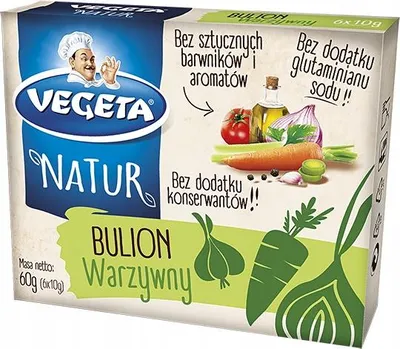 Zdjęcie produktu dla Vegeta Rosół Warzywny Natur Naturalny 60 g