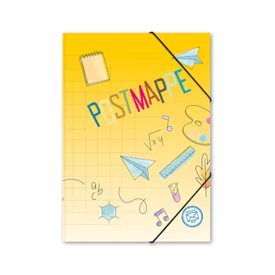 Obrázok produktu pre itenga Zložka na dokumenty so šnúrkou  A4 Motív Škola Doodles
