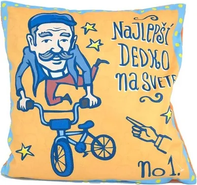 Produktbild von GiftyCity Kopfkissenbezug 40 x 40 cm, Mikroplüsch, Best Grandpa