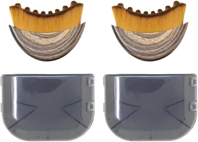 Produktbild von Gesichtsreinigungsbürste 7 cm, 2 Stück, weiche Naturborsten, für Gesichtsreinigung
