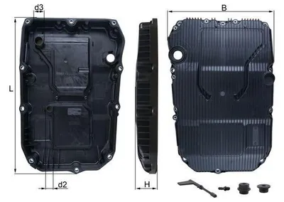 Produktbild von KNECHT HX 196KIT Ölwanne, Automatikgetriebe x
