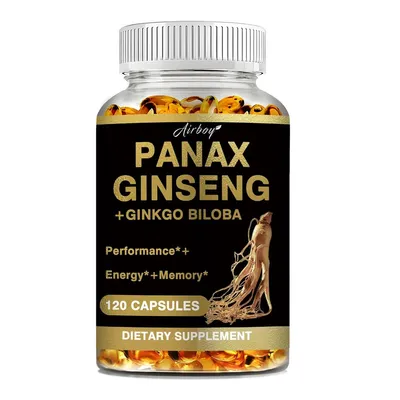 Immagine prodotto di Panax Ginseng Extract 1000mg (120 capsule) integratore alimentare, energia, resistenza, cervello, memoria, attenzione, concentrazione, sistema immunitario