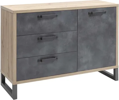 Produktbild von Kommode - Artisan Eiche Nachbildung - Tadao Nachbildung - B 122 cm - 3 Schubladen