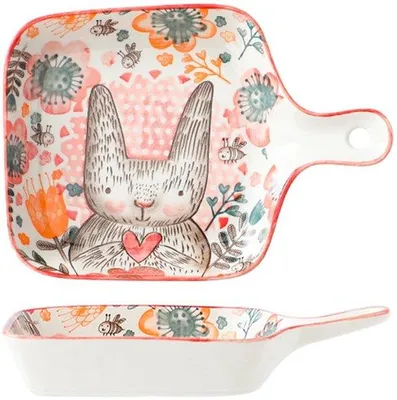 Produktbild von Kleine keramische ovenschaal mit Griffen für vielseitige Küchenanwendung