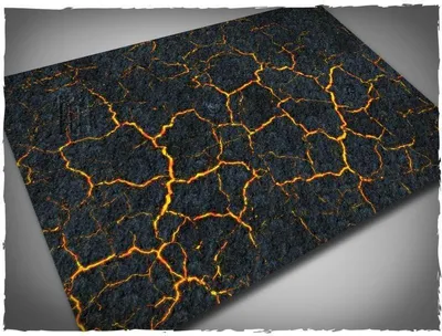 Immagine prodotto di Tappetino da gioco in PVC Inferno 122×183 cm per wargame da tavolo