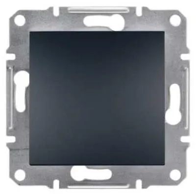 Immagine prodotto di Interruttore unipolare da incasso senza cornice Asfora IP20 Antracite