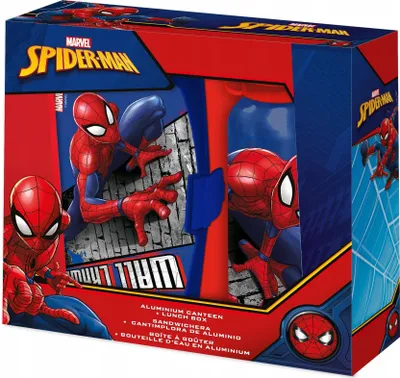 Zdjęcie produktu dla Spiderman Zestaw śniadaniówka + bidon 500 ml