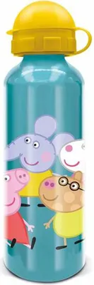 Image de Gourde en aluminium Peppa Pig Distorsion 530 ml - Idéal pour les fans