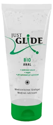 Obrázok produktu pre Just Glide - análny lubrikant - vegán, na vodnej báze - 200 ml