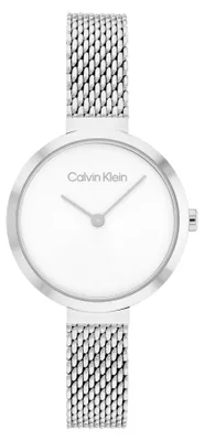 Zdjęcie produktu dla Only time Calvin Klein posrebrzana/stalowa kolekcja Timeless - damska
