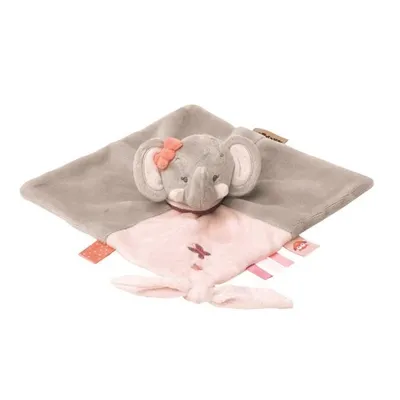 Produktbild von Nattou Schnuffeltuch Elefant Adèle, Adèle und Valentine, 27 x 27 x 5 cm, Grau/Rosa