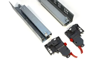 Produktbild von 1 Paar 3D Frontverstellung Schubkastenschiene Teleskopschiene Schubladenführung 500mm