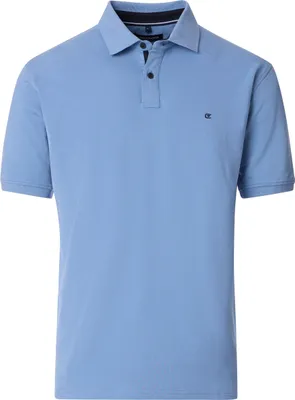 Produktbild von CASAMODA Poloshirt Kurzarm Baumwollmix Stretch Regular Aqua XL