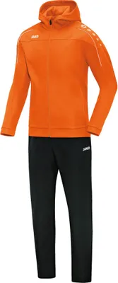 Produktbild von JAKO Unisex Präsentationsanzug Classico mit Kapuze, Farbe:neonorange, Größe:S