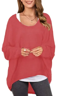 Produktbild von ZANZEA Damen Lose Jumper Sweatshirt Pullover Bluse Oberteile Oversize Tops